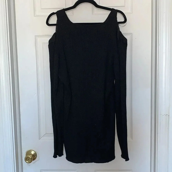 Ashley Stewart Cold Shoulder Sweater - Picture 2 of 5